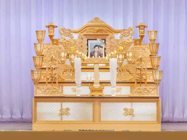 白木祭壇プランLS01+（会場・控室）
