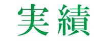 実績